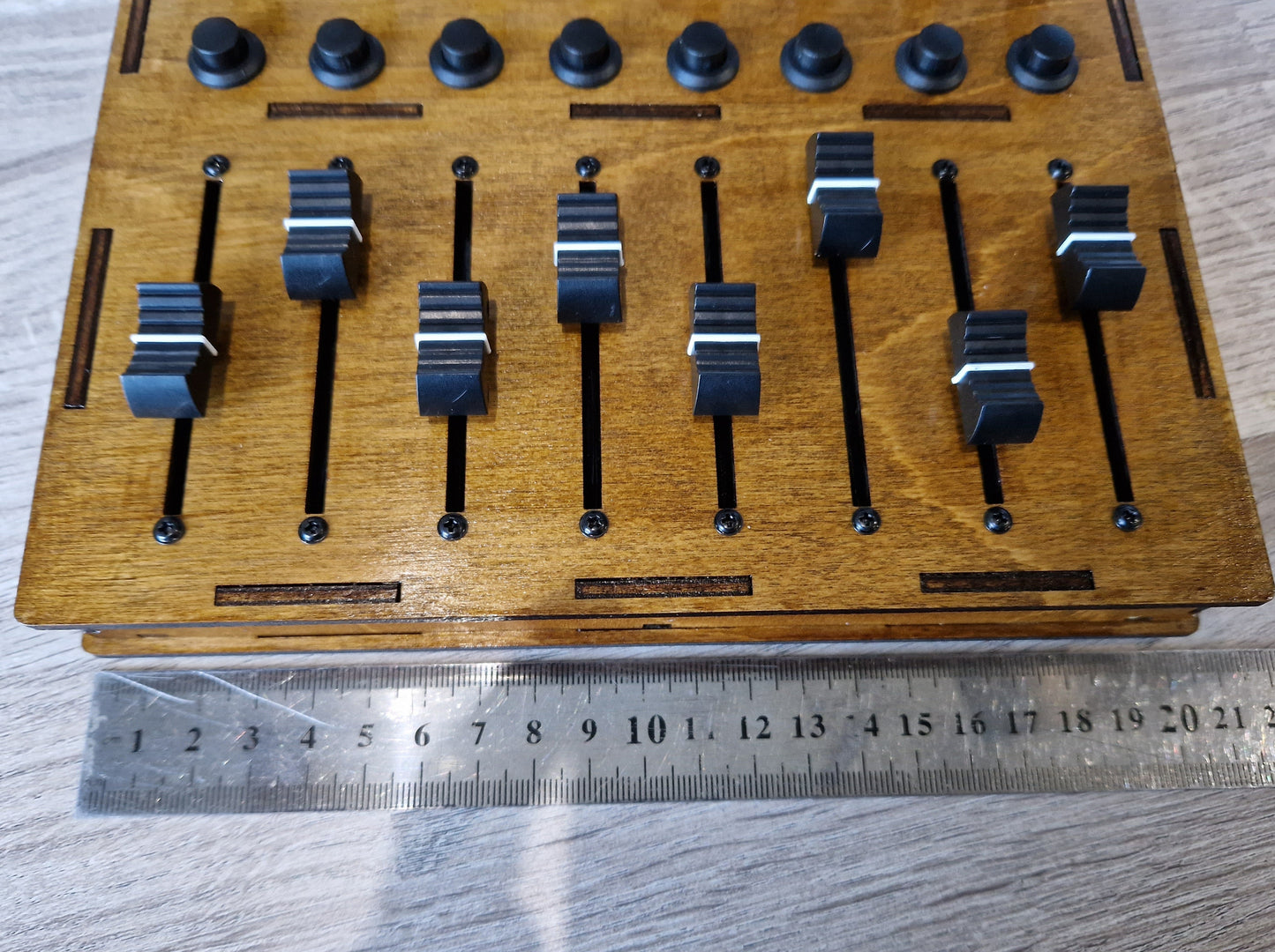 8 fader 8 knob 8 button USB and DIN MIDI Controller