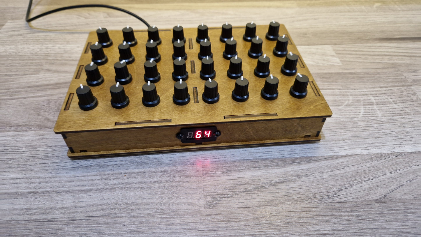 32 Knob USB AND DIN MIDI controller