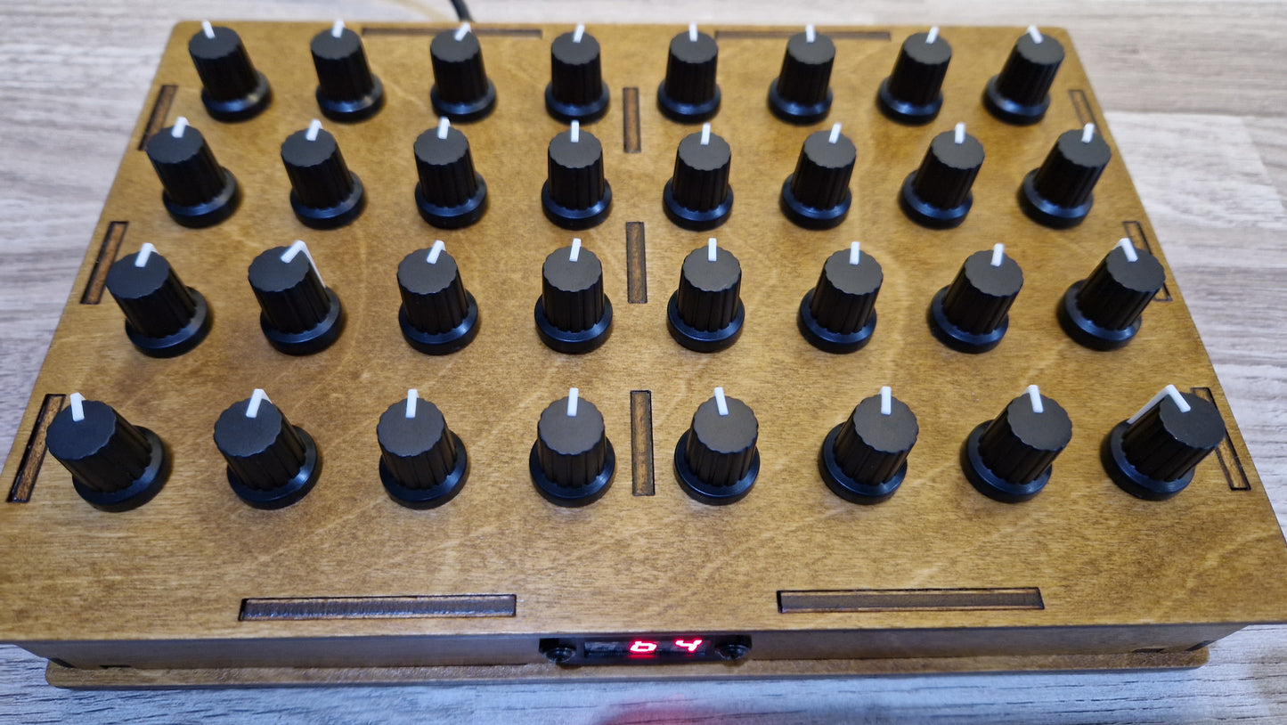 32 Knob USB AND DIN MIDI controller