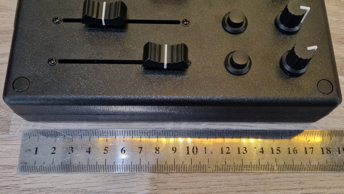 4 Fader 4 Knob 4 Button USB AND DIN MIDI controller