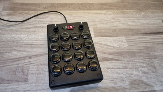 16 Button 2 Knob USB AND DIN MIDI controller