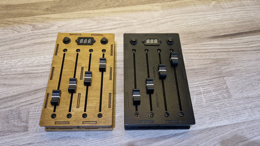 4 fader 100mm with preset buttons