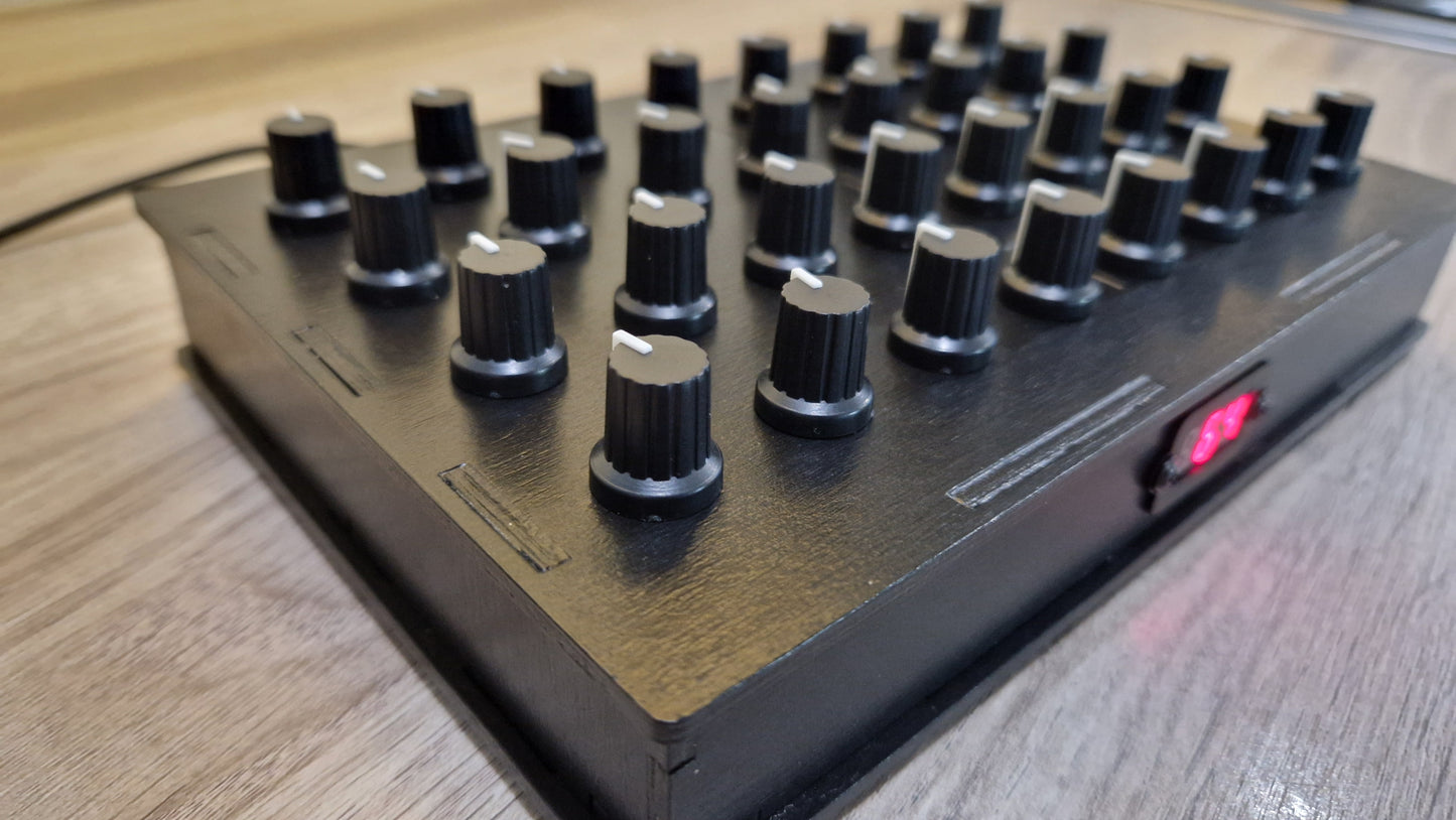 32 Knob USB AND DIN MIDI controller