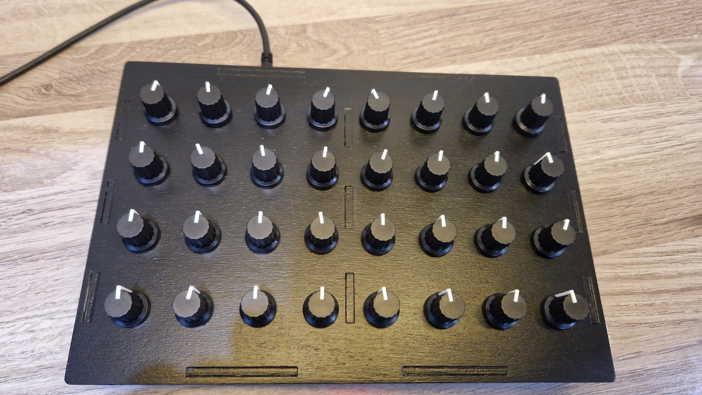 32 Knob USB AND DIN MIDI controller