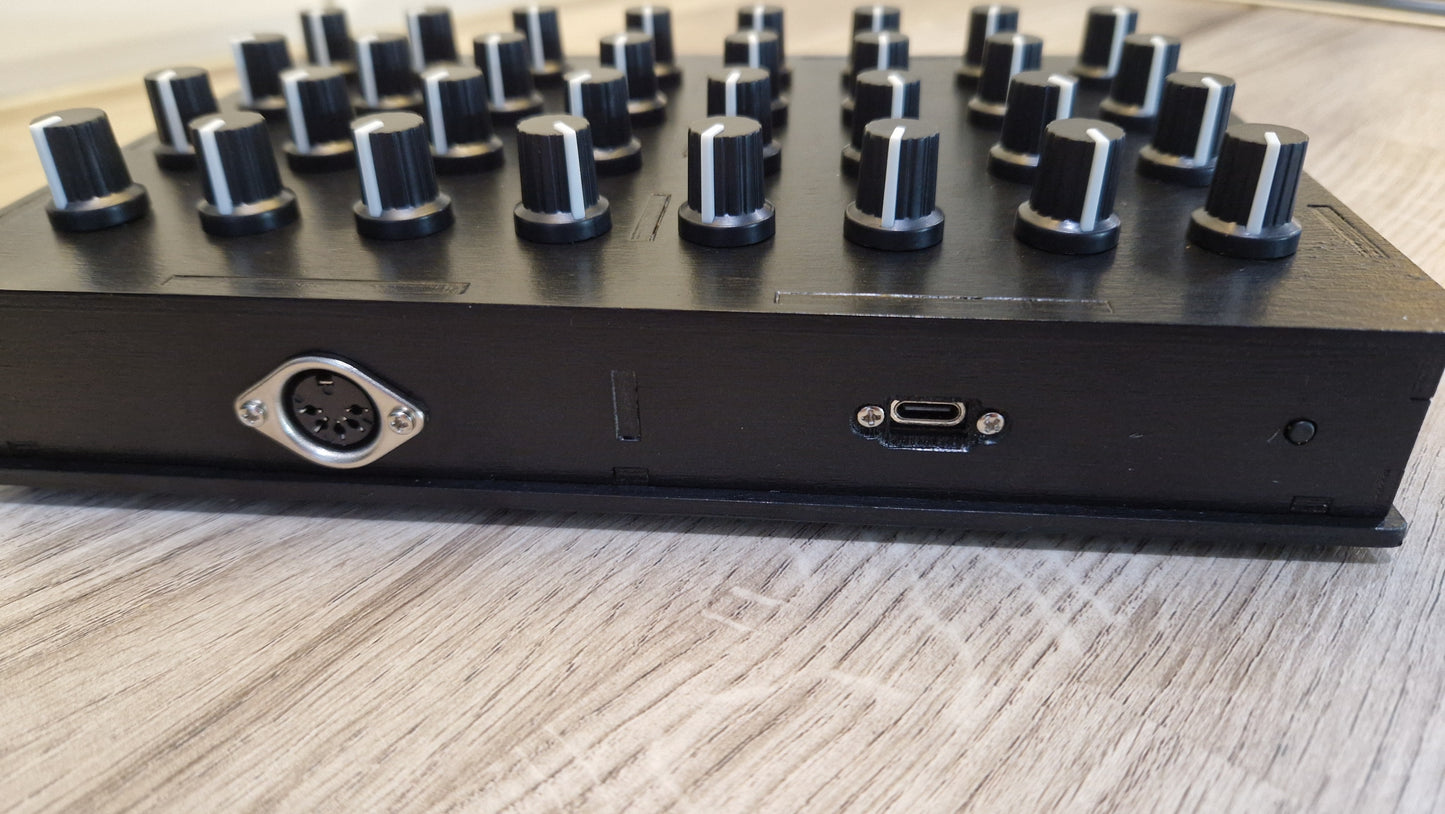 32 Knob USB AND DIN MIDI controller