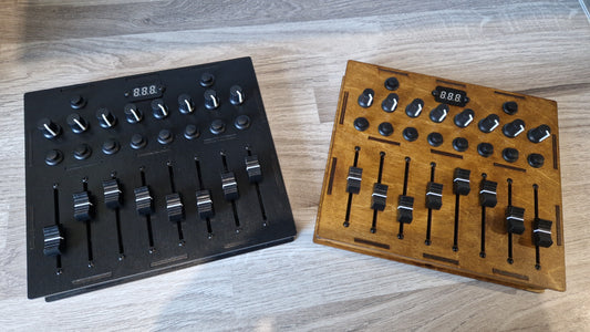 8 fader 8 knob 8 button USB and DIN MIDI Controller