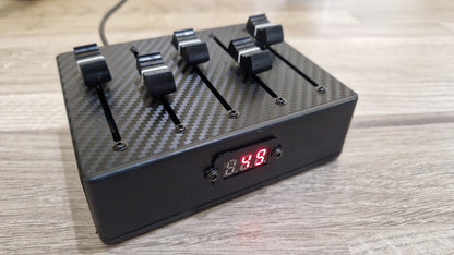 5 Fader USB AND DIN MIDI controller
