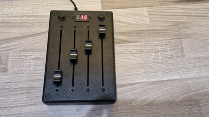 4 fader 100mm with preset buttons - ABS