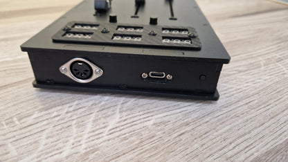 3 Fader 100mm with 6 LED displays