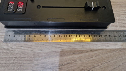 3 Fader 100mm with 6 LED displays