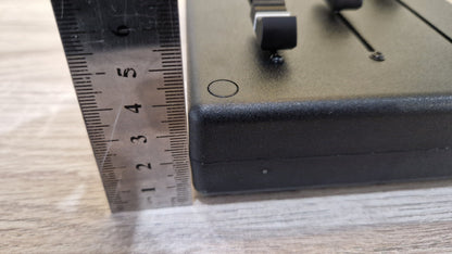 3 fader with 6 LED displays - ABS