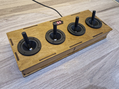 4 joystick USB AND DIN MIDI controller