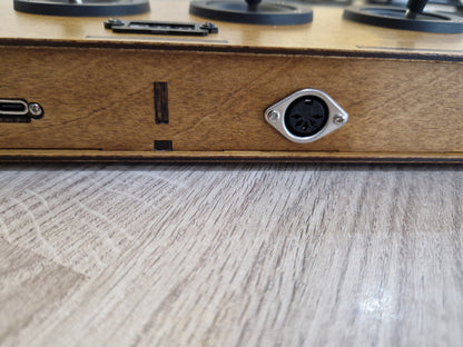 4 joystick USB AND DIN MIDI controller
