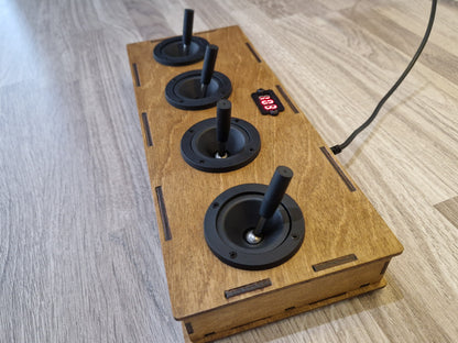 4 joystick USB AND DIN MIDI controller