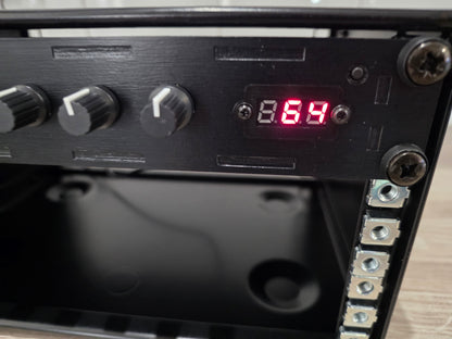 10.5" Rack Mount 7 knob USB MIDI and DIN MIDI Controller black
