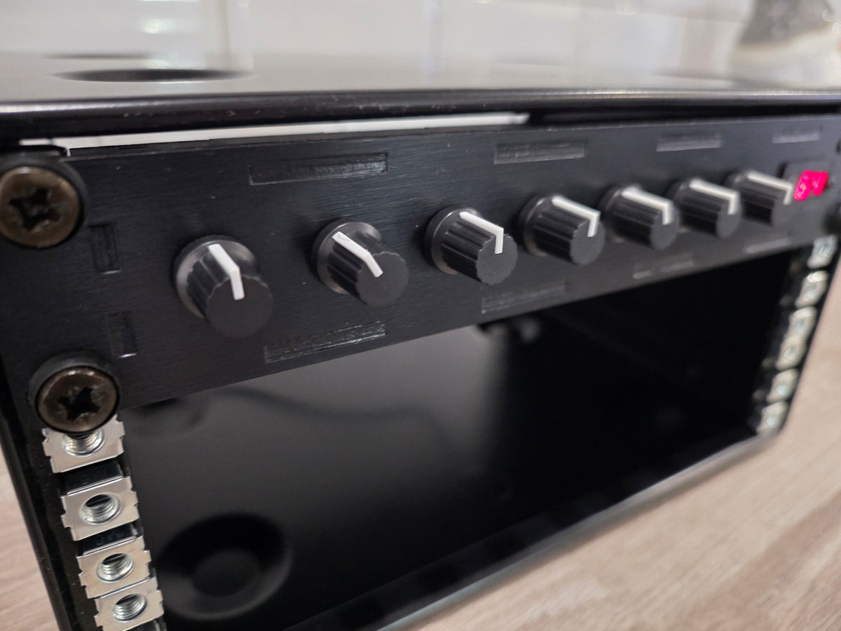 10.5" Rack Mount 7 knob USB MIDI and DIN MIDI Controller black