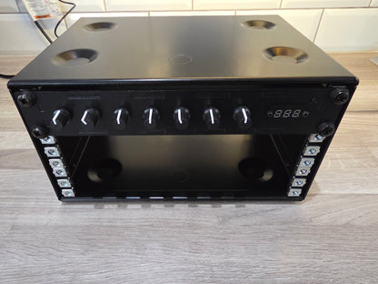 10.5" Rack Mount 7 knob USB MIDI and DIN MIDI Controller black